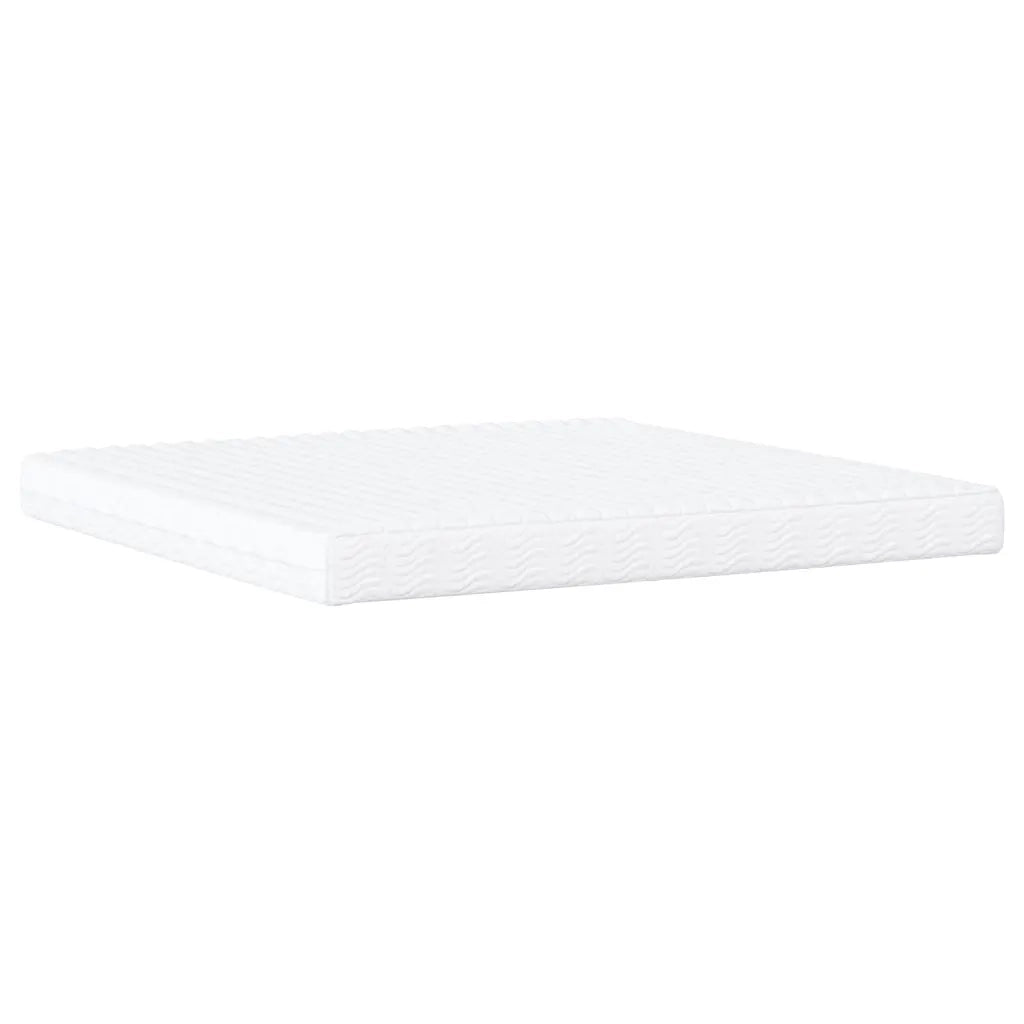 Letto con Materasso Dover Blu 200x200 cm in Tessuto