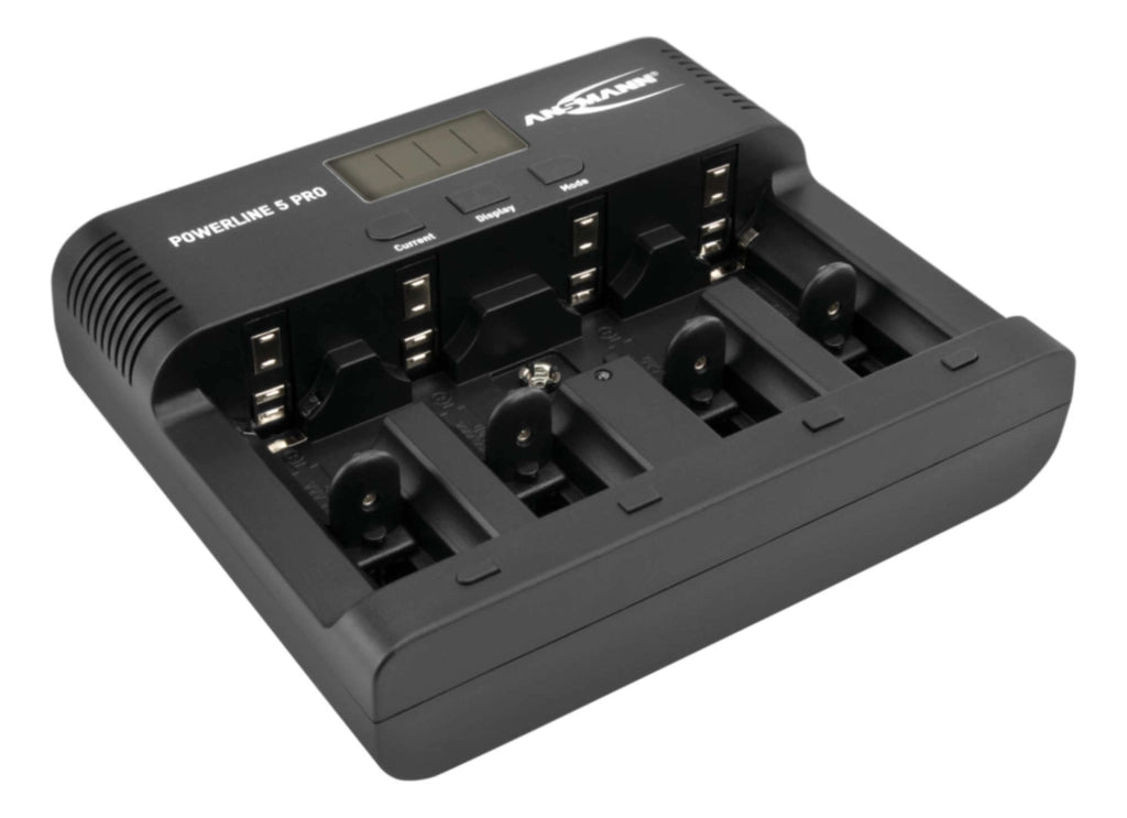 CARICABATTERIA POWERLINE 5 PRO ANSMANN per Micro AAA/Mignon AA