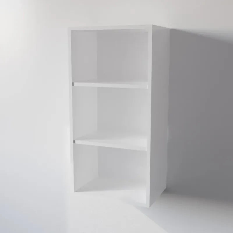 Pensile Cucina  in Legno Nobilitato Bianco Mobile Alto con 1 Anta, Pensile Componibile Moderno Made in Italy (H90XL40XP33cm)