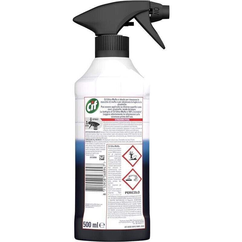 CIF SPRAY ANTIMUFFA CON POTERE SBIANCANTE FORMATO DA 500 ML