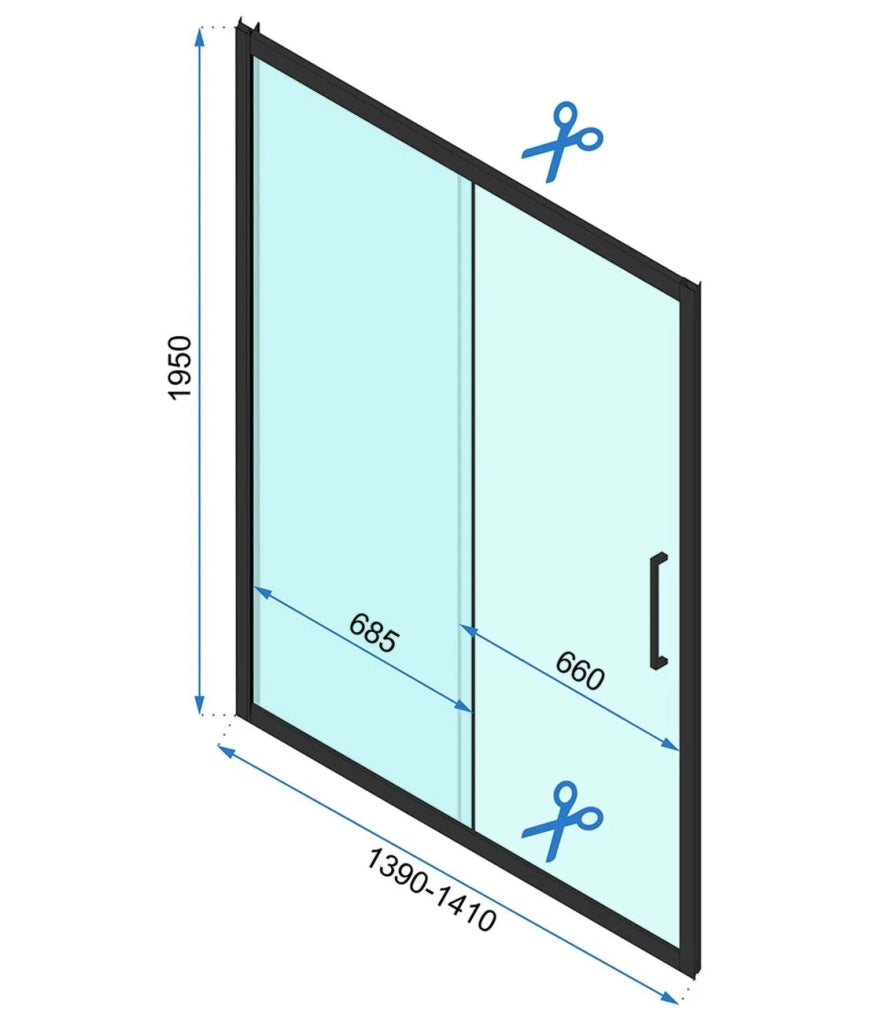 Cabina Doccia Rapid Slide Chrom 160x80