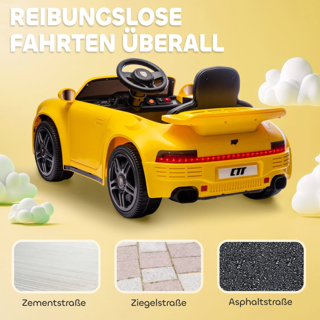 Auto elettrica per bambini ¨C Minimal ¨C Giallo