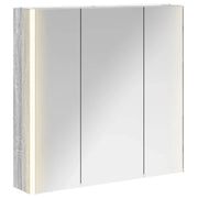 Mobiletto per specchio da Bagno | Armadio da bagno con lo scaffale Grigio Sonoma