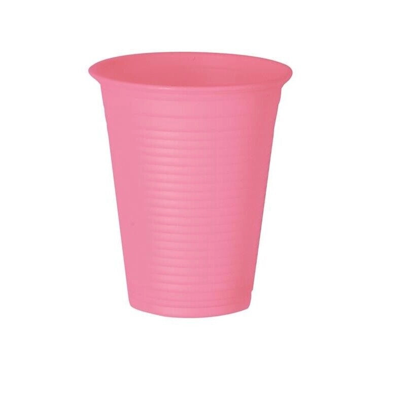 MAURY'S BIOPLASTIC BICCHIERI 200 ML 50 PEZZI IN COLORAZIONE ROSA