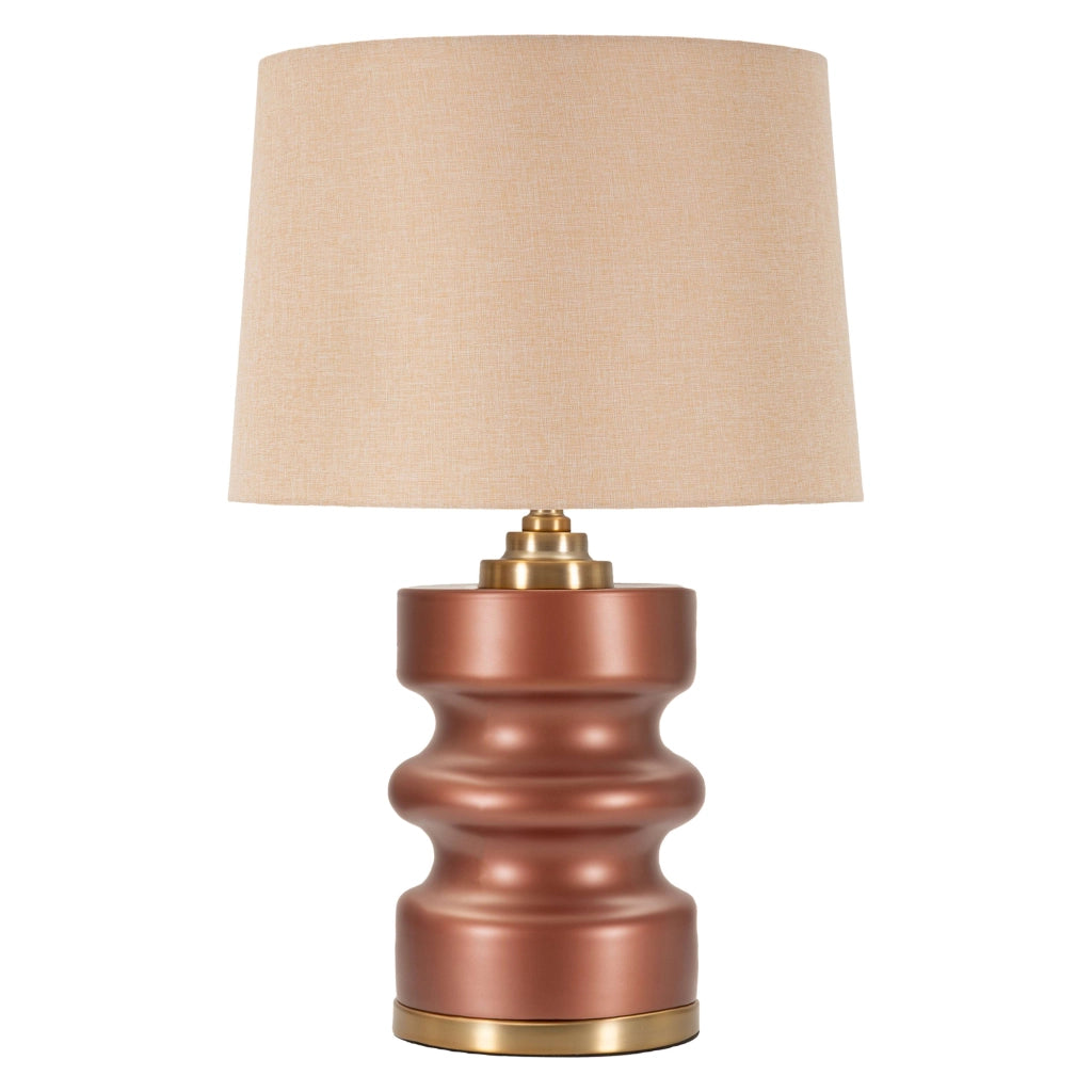Toberm, Lampada da Tavolo Necessaria 1 Lampadina, Rosa