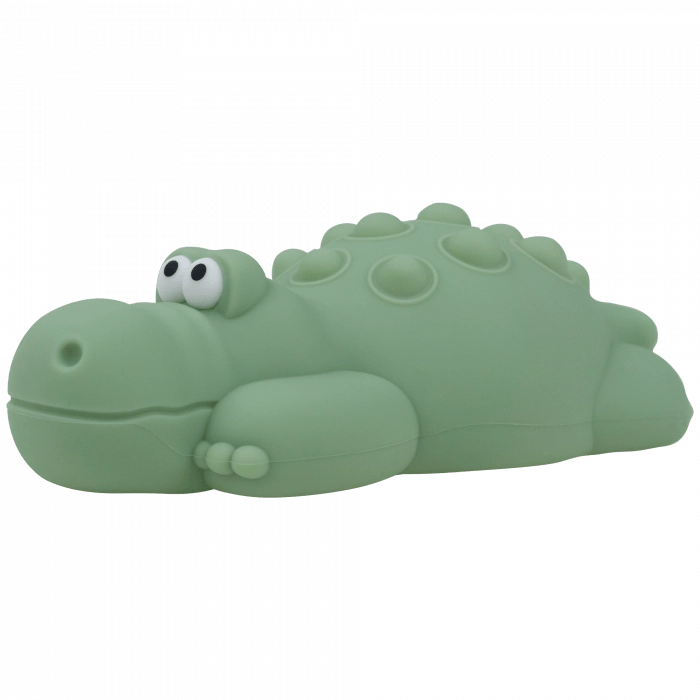 Luce notte bimbi wireless RGBW coccodrillo verde Mary's