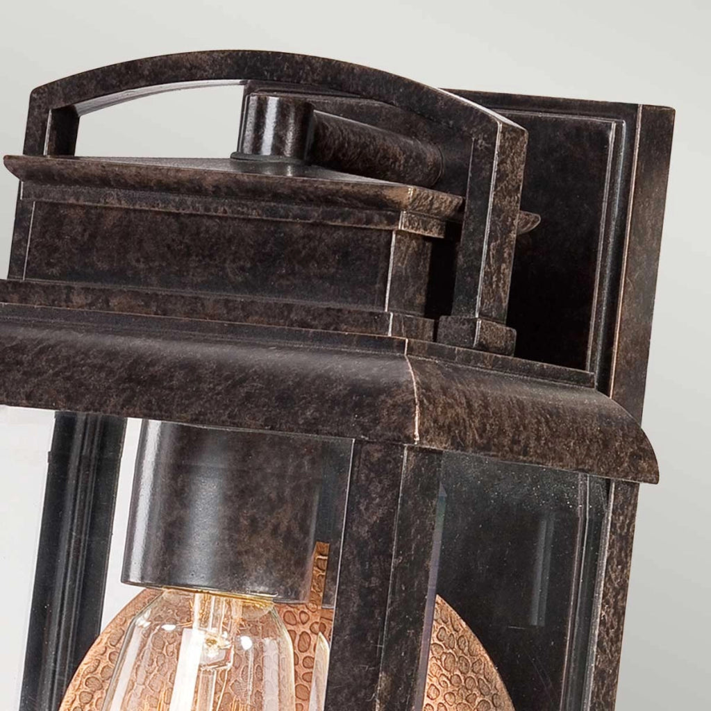 Applique esterna Byron bronzo imperiale E27 60W Quoizel