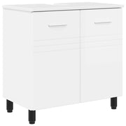 Mobiletto da Bagno | Armadio da bagno Bianco Lucido 60 x 35 x 60 cm