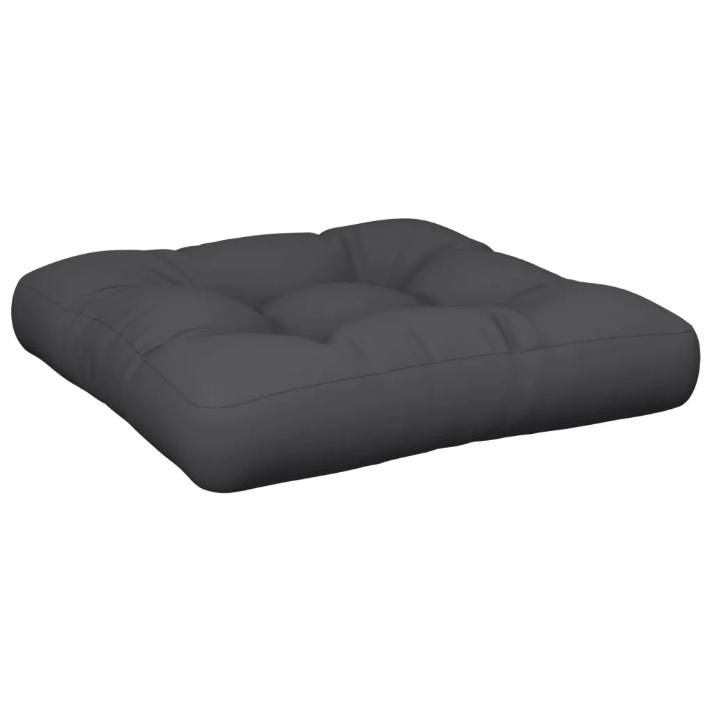 Cuscini per Pallet 2 pz Neri in Tessuto 360652