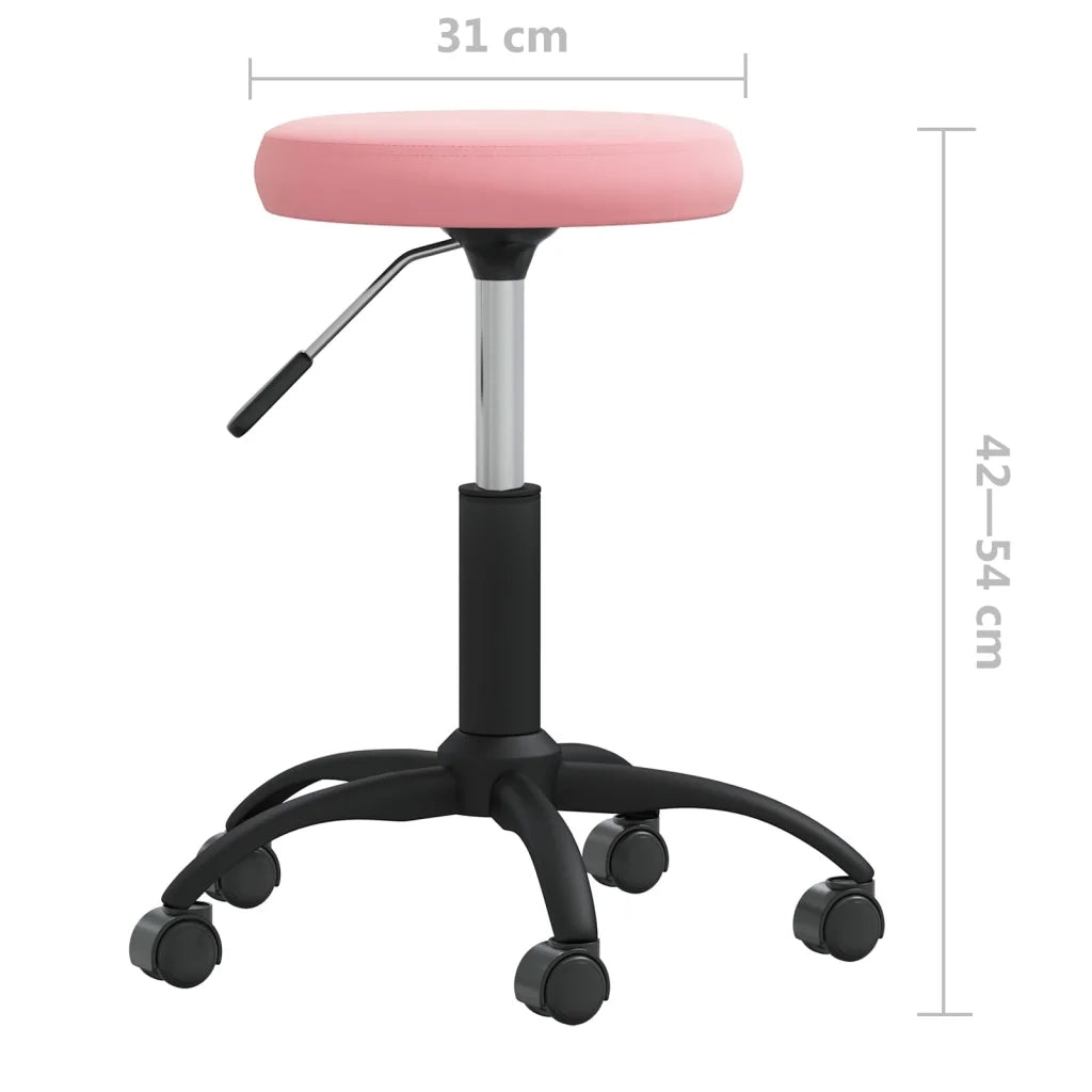 Sedia da Pranzo Rosa in Velluto 3085732