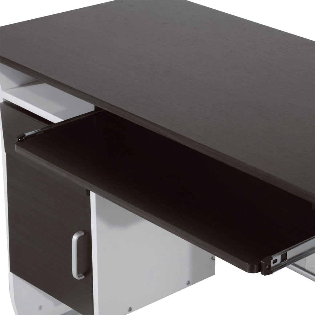 Scrivania Computer ¨C Minimal ¨C Legno Rovere Marrone 100x52x75 cm