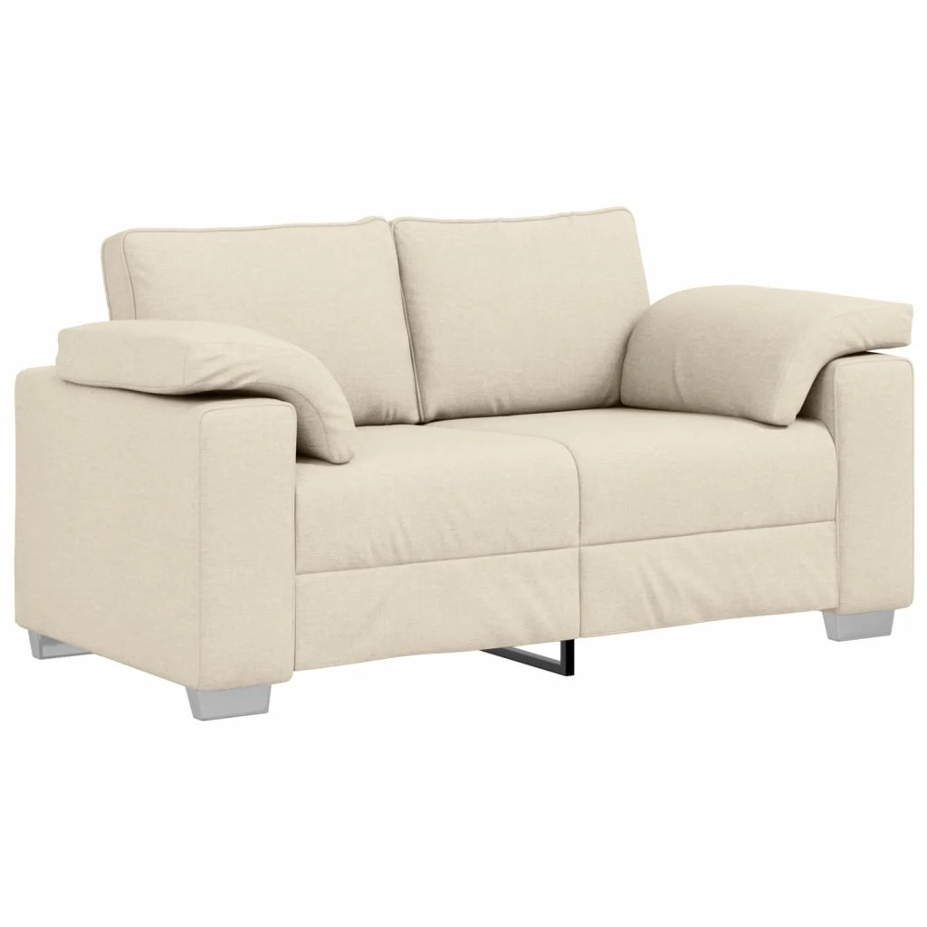 Divano 3 pcs Beige 219 x 80 x 82 cm Tessuto misto lino 3324607