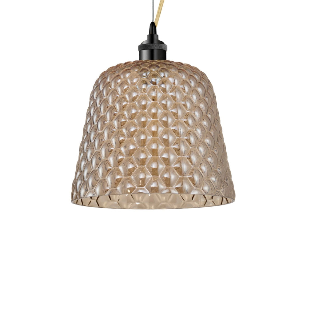 Lampada a sospensione Milagro RIO ML5554 Ø25 ambra