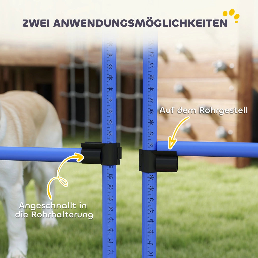 Set Agility per Cani con 4 Ostacoli e Borsa ¨C Zephmum ¨C Blu