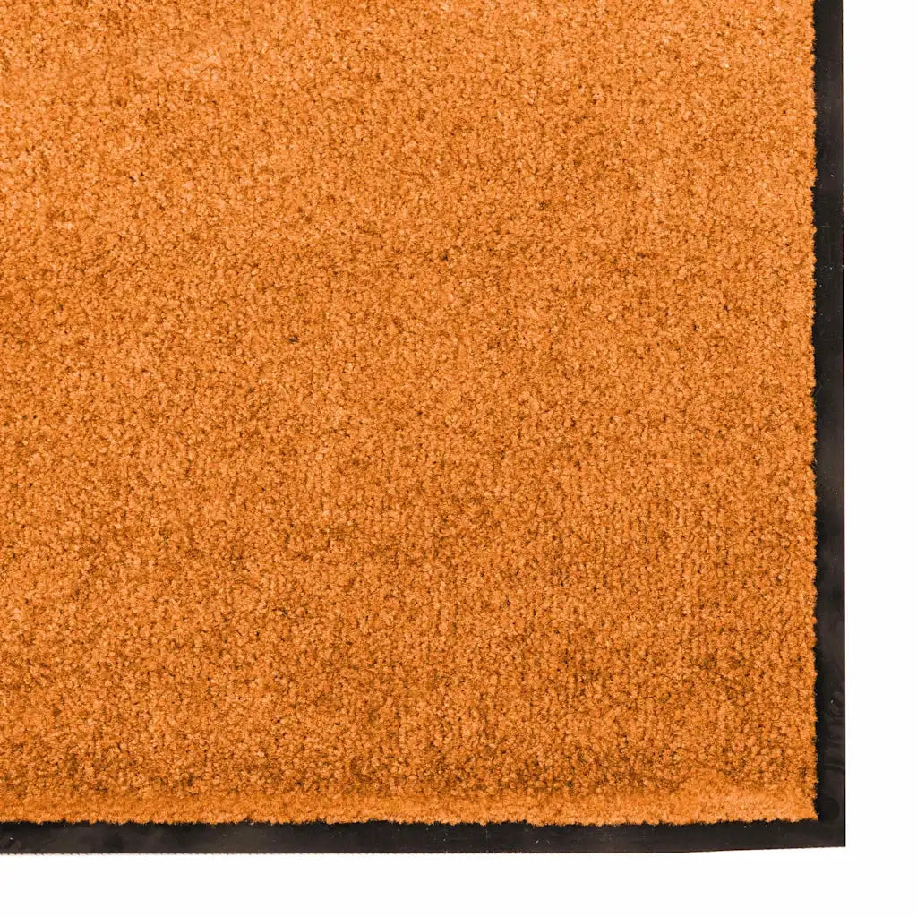 Tappetino Altro Arancione e Nero 120 x 250 cm Poliammide e PVC 4100745