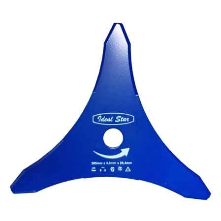 DISCO PER DECESPUGLIATORE 3 DENTI DOPPIA AFFILATURA Ø 255x3,0