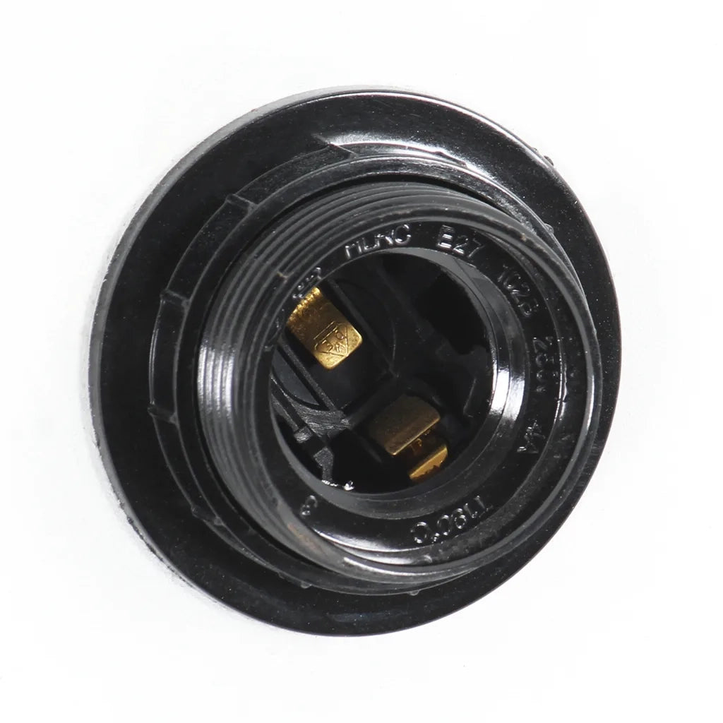 Lampada a Sospensione Industriale 25 W Nera Rotonda 30 cm E27 320536
