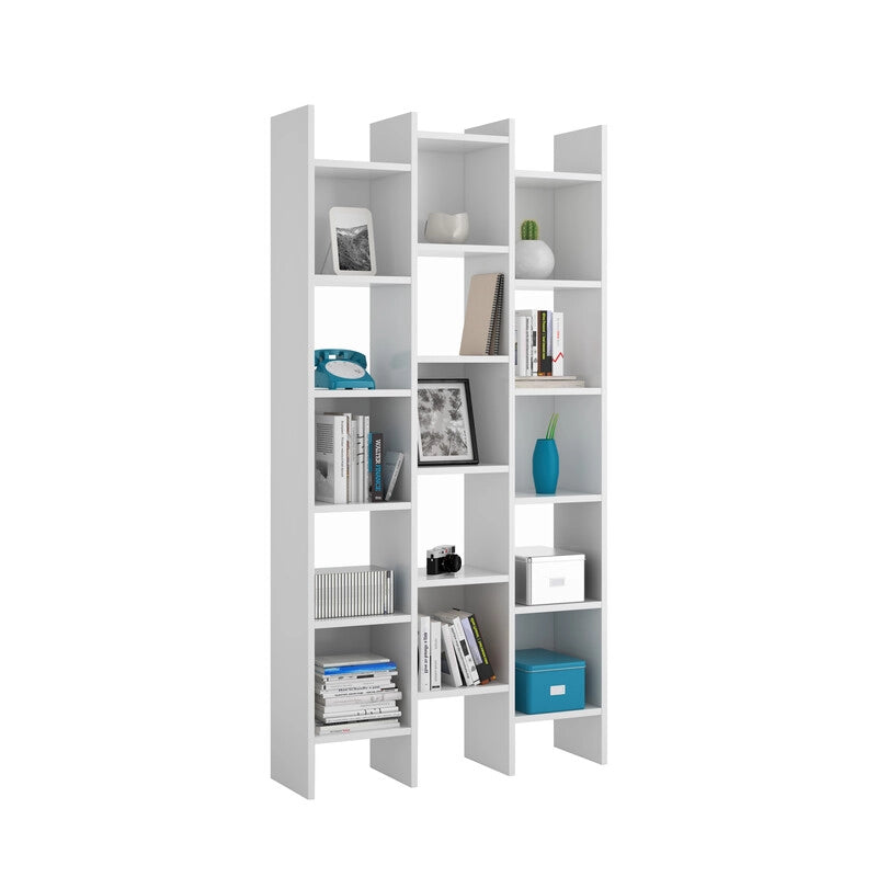 KIT LIBRERIA ITALIAN 96X25XH192 CM BIANCO- 1,0 pz