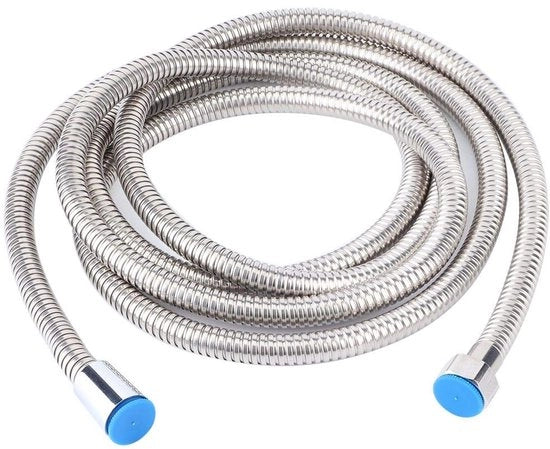 Serpentino da doccia 3 metri - Sostituzione accessorio da bagno - Materiale in acciaio inossidabile - Sicuro contro esplosioni - Leggero - Qualità superiore - Serpentine per doccia
