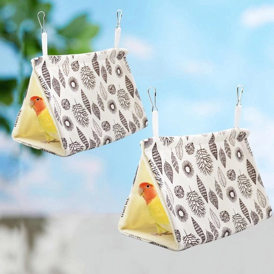 Set di 2 Camere da Soggiorno per Uccelli appese - Nido Caldo per gli Uccelli