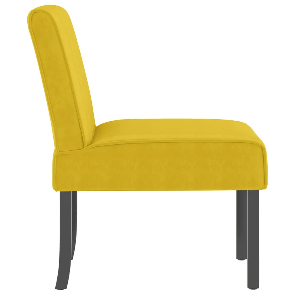 Sedia Pantofola Gialla in Velluto 352455