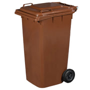 PATTUMIERA 240 L C/RUOTE MARRONE MP- 1,0 pz