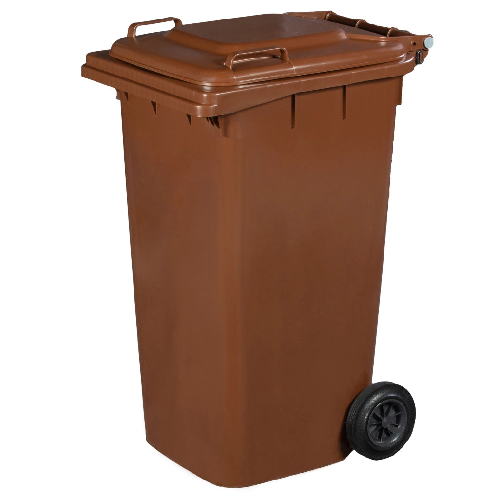 PATTUMIERA 240 L C/RUOTE MARRONE MP- 1,0 pz