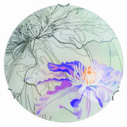 Plafoniera Candellux Spring cromata viola 30cm E27