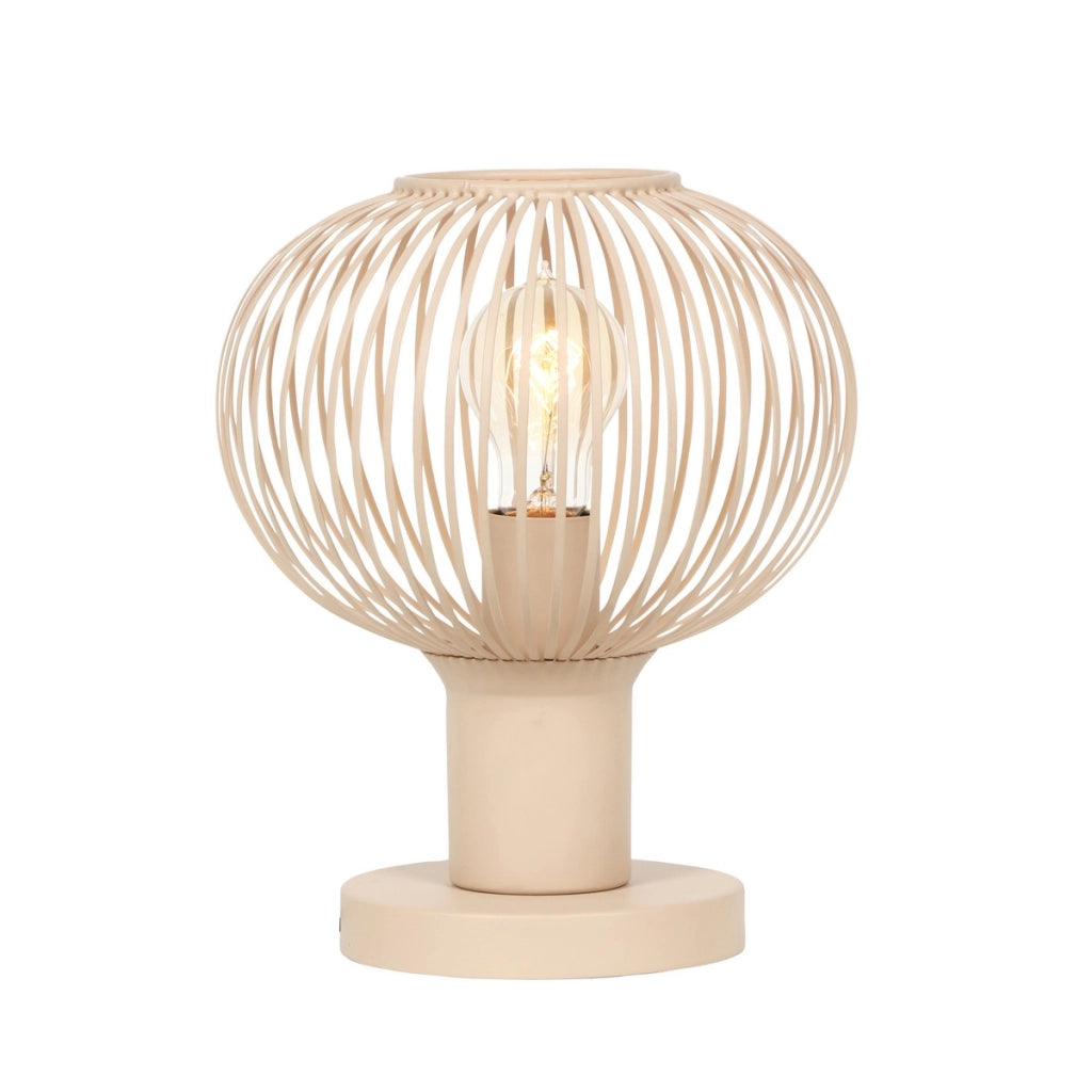 Lampada da tavolo loft sabbia sfera Ø23 E27 GILA Trio
