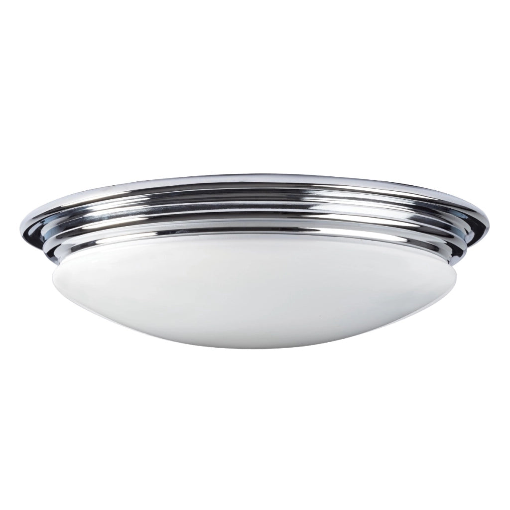 Plafoniera bagno rotonda 35,6cm GX53 5,7W cromata Elstead