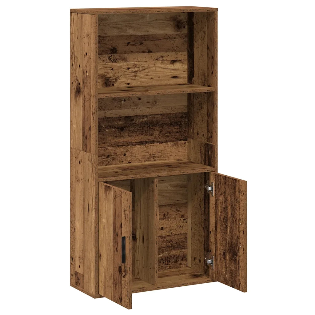 Libreria Legno Vecchio 60x24x120 cm in Legno Multistrato 860425