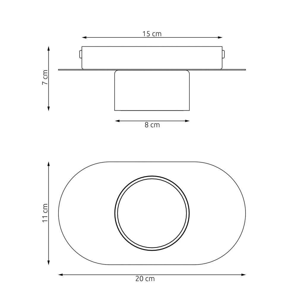 Lampada Da Soffitto 1 Luce Freya In Acciaio Nero Diffusore A Cilindro