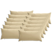 Federa 12 pcs HEERLEN Beige 40 x 80 cm Poliestere 910011