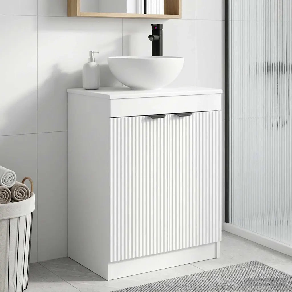 Mobile da bagno con lavabo Bianco 54 x 35 x 83 cm 890138