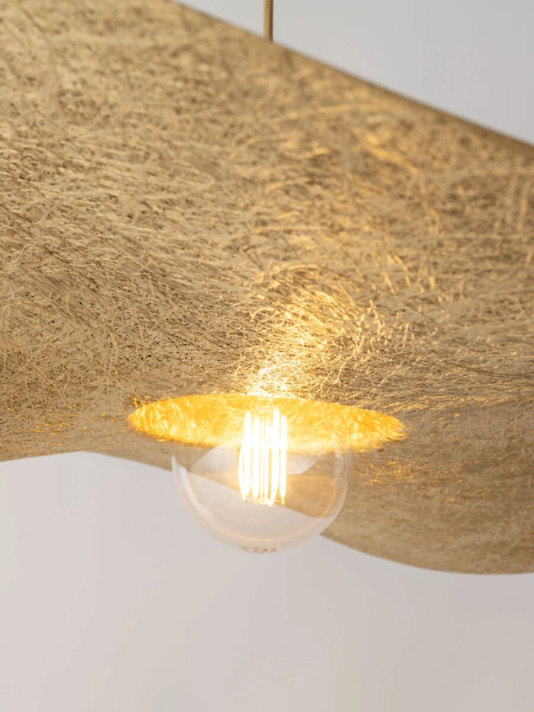 Lampada a sospensione Kapello a cappello oro Ø76 E27 Sigma