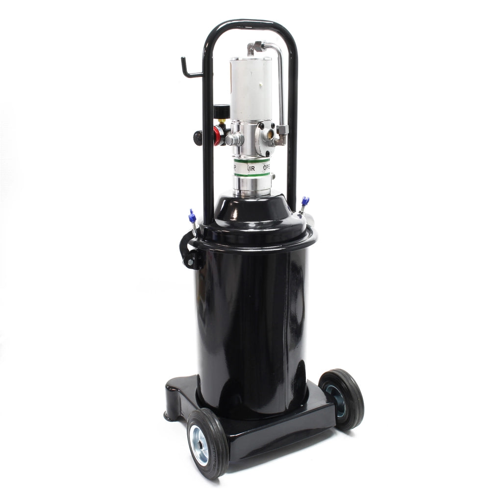 Ingrassatore ad aria compressa professionale carrellato con serbatoio da 12 litri