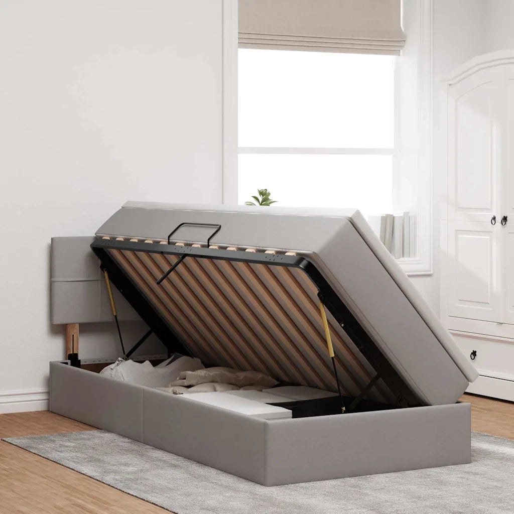Letto con contenitore e materasso Talpa 100 x 200 cm