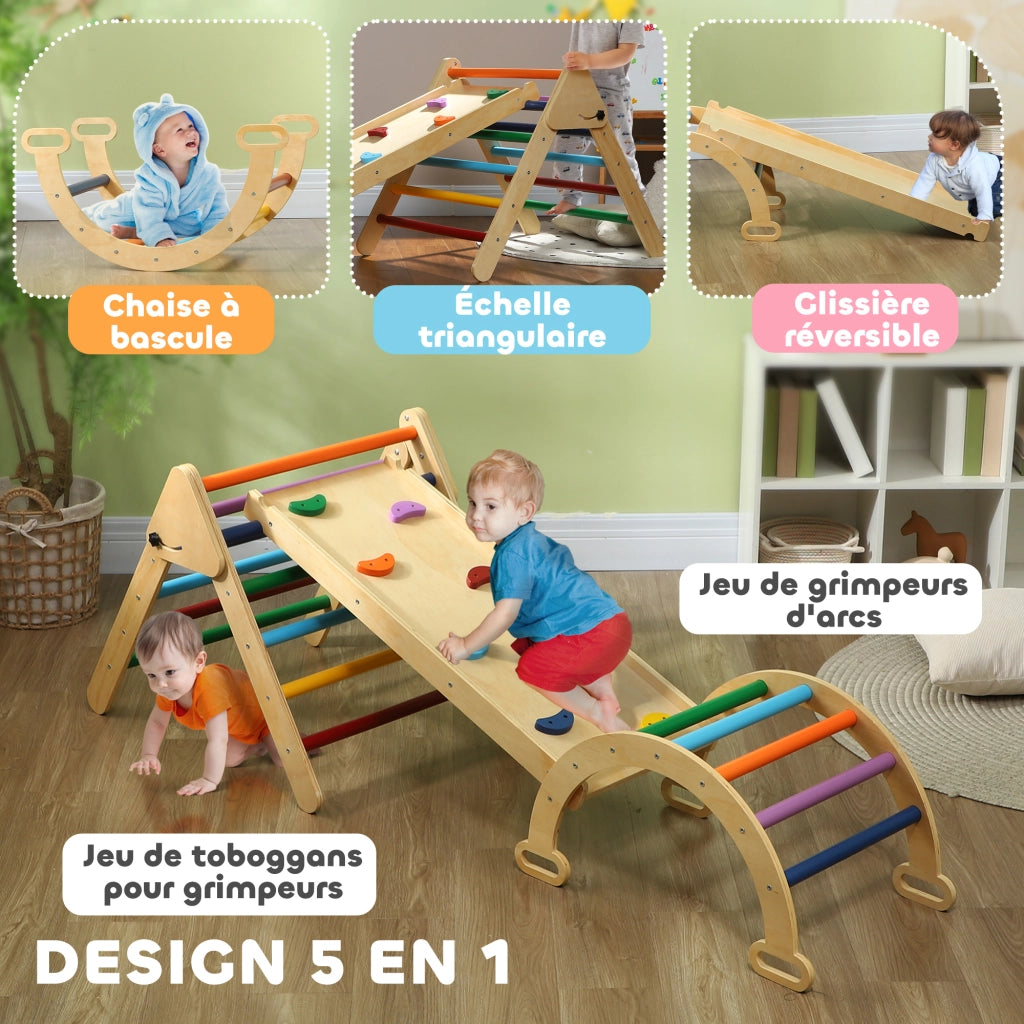 Arco da arrampicata per bambini ¨C zephmum ¨C Multicolore
