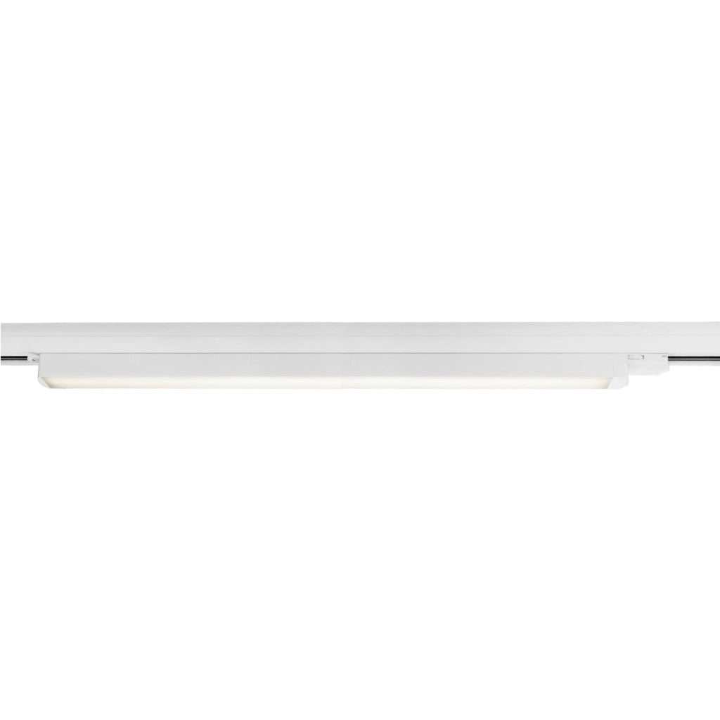 Barra LED faretto track binario trifase 18W alluminio nero bianco luce lineare negozio deposito ufficio studio 60cm BIANCO 4000K