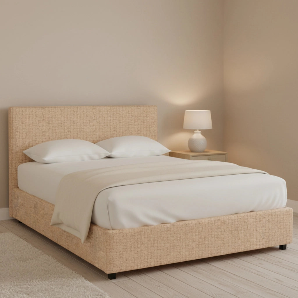 Carlisle, Letto Piazza e Mezza Sfoderabile Made in Italy, Beige