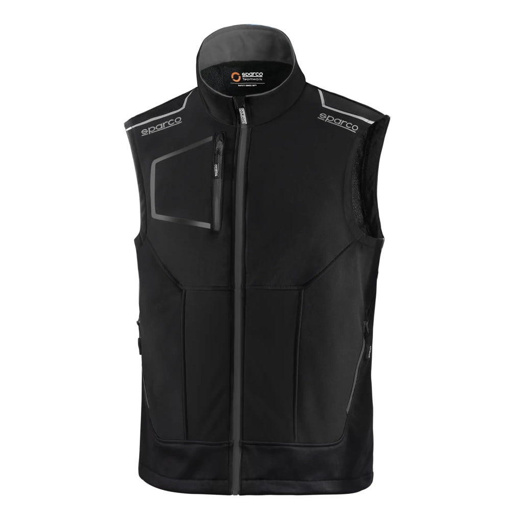 GILET DA LAVORO ILLINOIS- - tg.L - nero grigio - 1 pezzi SPARCO