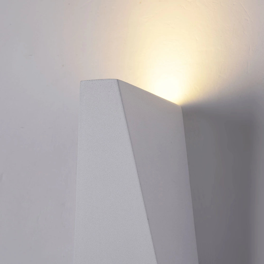 Maytoni lampada da parete moderna Times Square 1 luce LED integrato IP54 bianco metallo