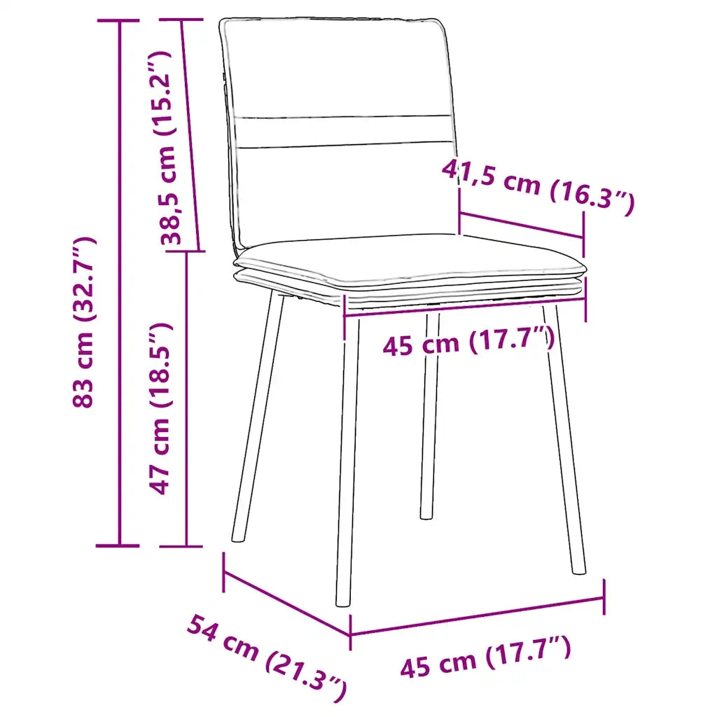 Sedie da Pranzo 4 pz Gialle in Velluto 3315351