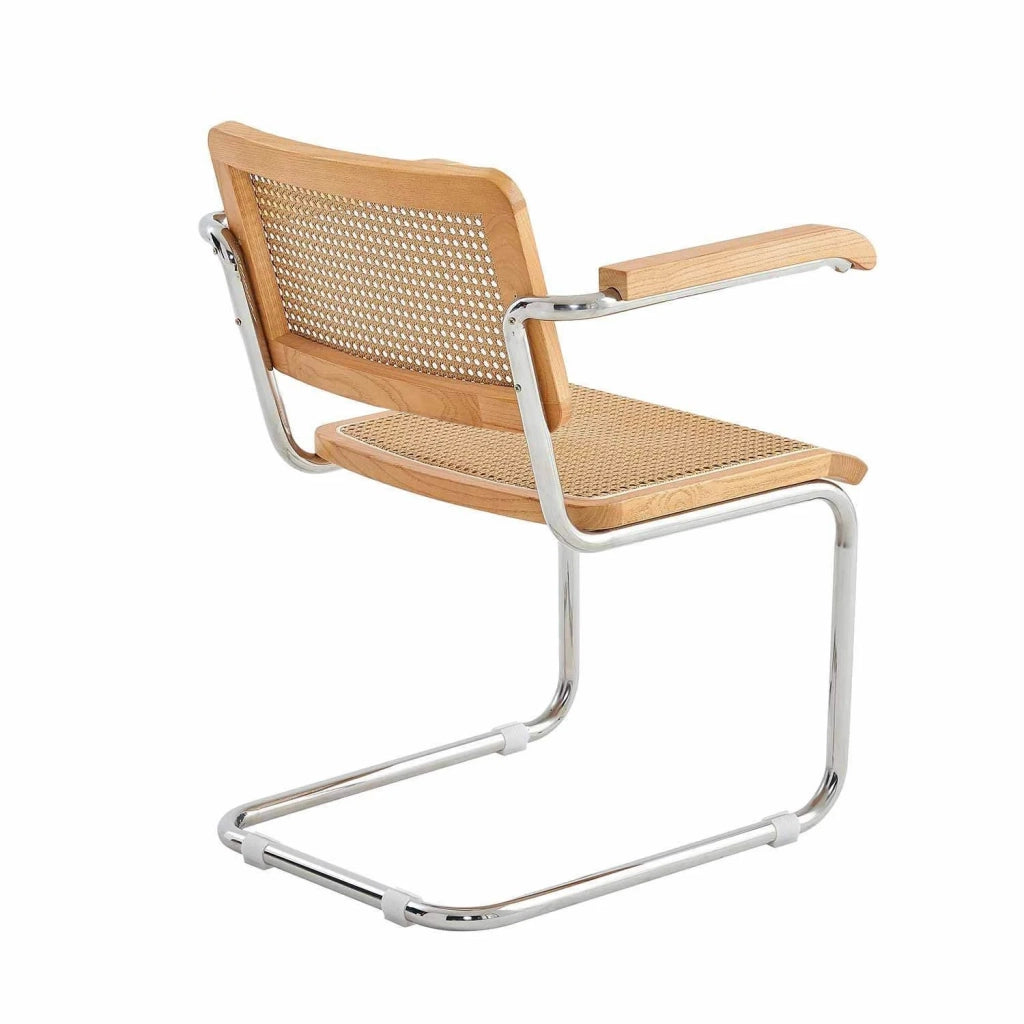 LÚZETE - POLTRONA WEBSTER RETTA RATTAN NATURALE
