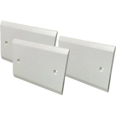 COPERCHIO SCATOLA RETTANGOLARE - PP BIANCO MM 80X120 CF=PZ 3- 5 confezioni