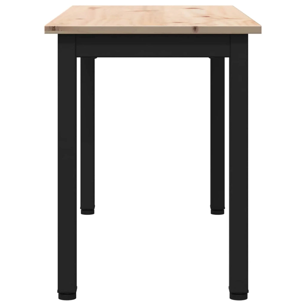 panchina Naturale 80 x 35 x 45 cm Pino massello 892771
