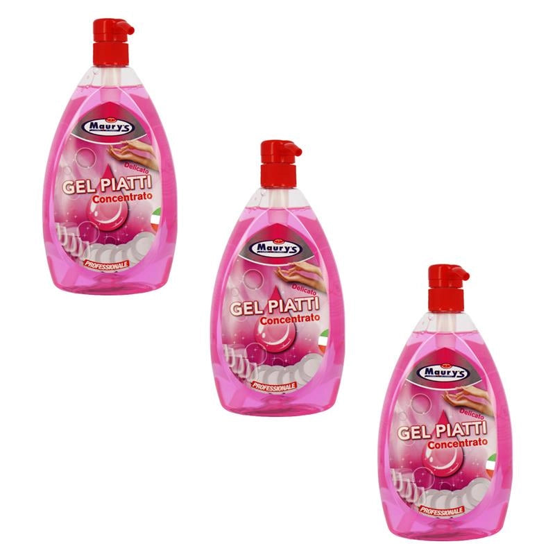 MAURY'S GEL PIATTI DELICATO PH 5.5 1 LT , 3PZ