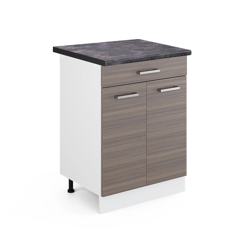 Vicco Mobiletto base per cucina Grigio 60 cm con cassetto, PL Antracite