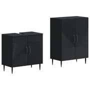 Set di Armadi da Bagno da 2 Pezzi HAARLEM Nero 3417613