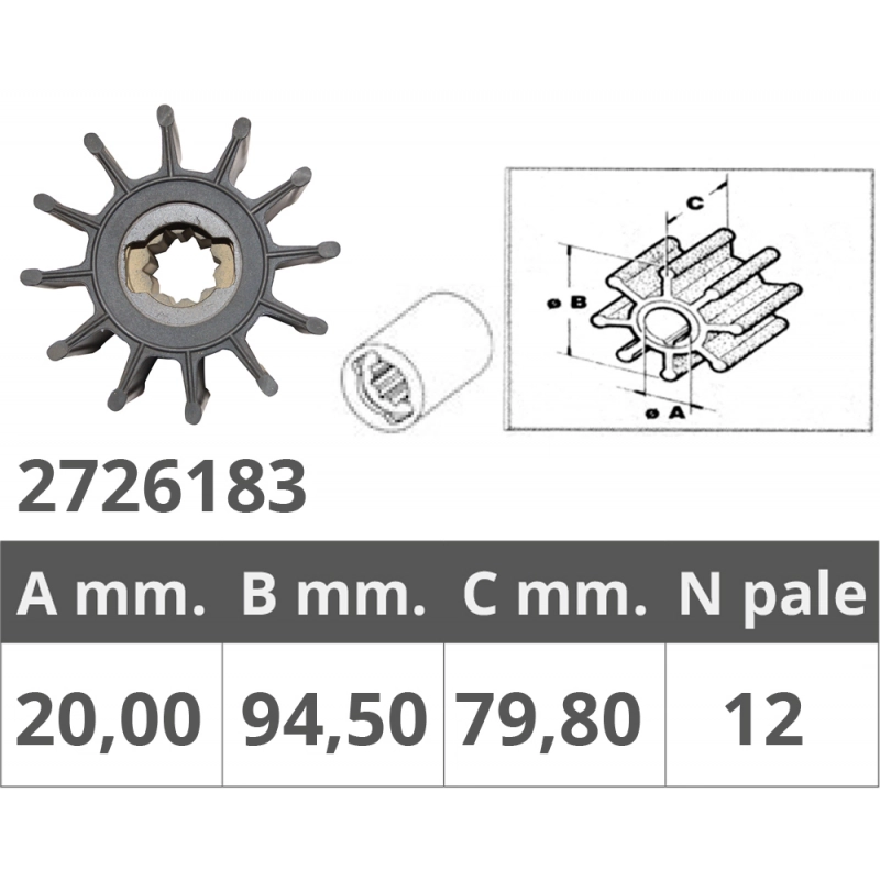GIRANTE POMPE SHERWOOD 26000K